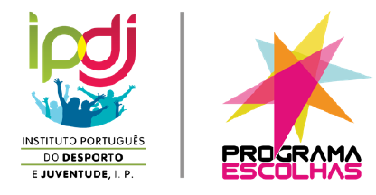 Logo do IPDJ/Escolhas